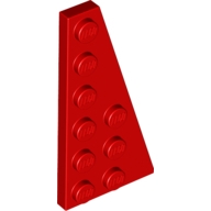 Lego destička šikmá 6x3 klín pravý, červená (6170832)